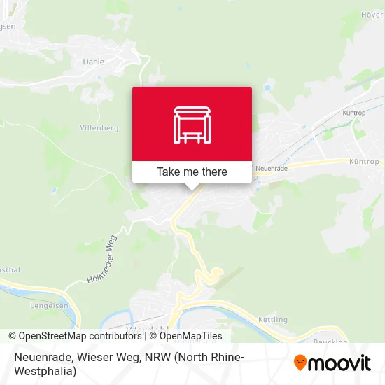 Neuenrade, Wieser Weg map