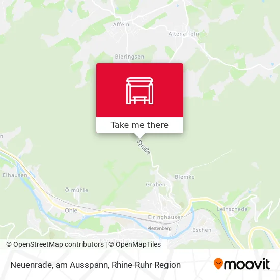 Карта Neuenrade, am Ausspann