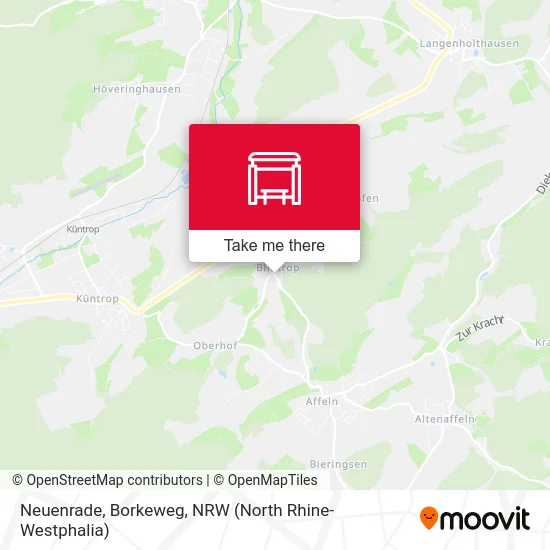 Neuenrade, Borkeweg map