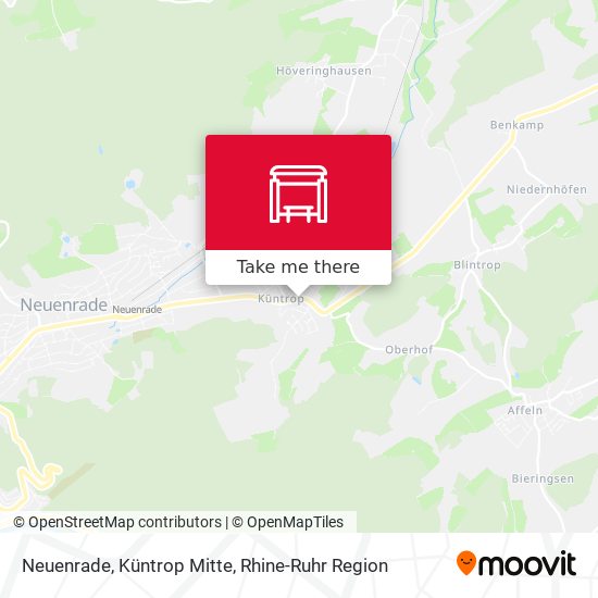 Neuenrade, Küntrop Mitte map