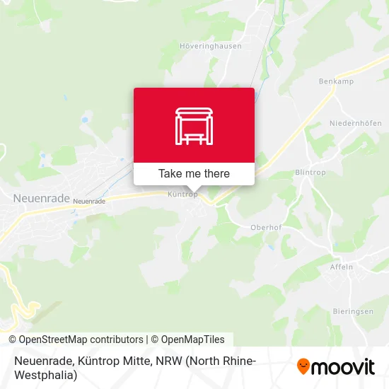 Neuenrade, Küntrop Mitte map