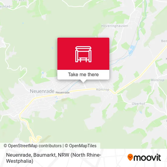 Neuenrade, Baumarkt map