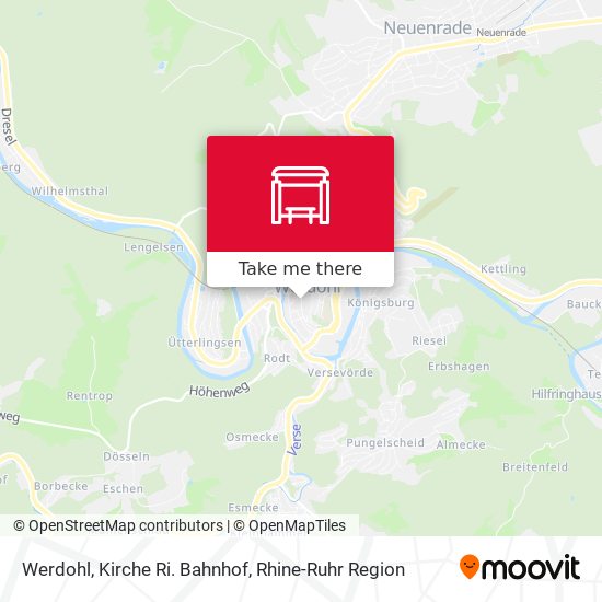 Werdohl, Kirche Ri. Bahnhof map
