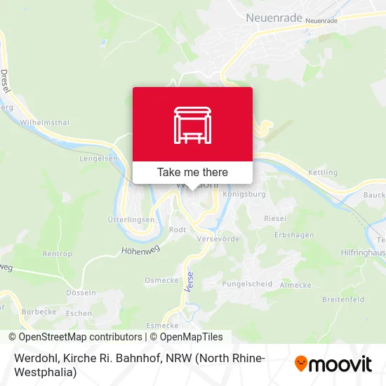 Werdohl, Kirche Ri. Bahnhof map