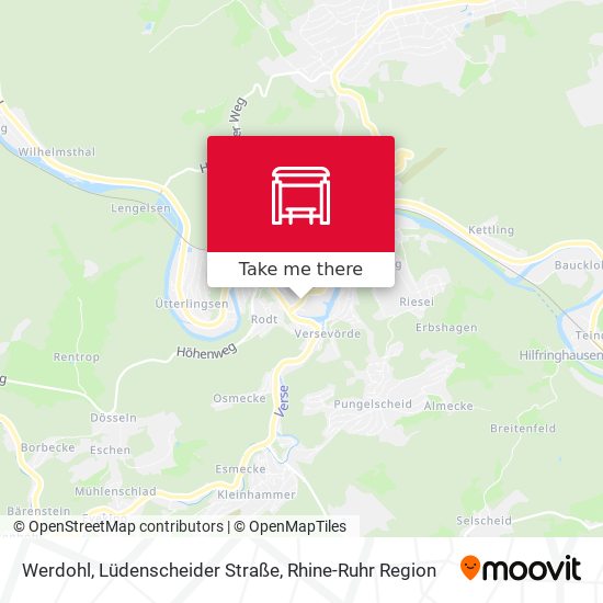 Werdohl, Lüdenscheider Straße map