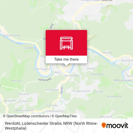 Werdohl, Lüdenscheider Straße map