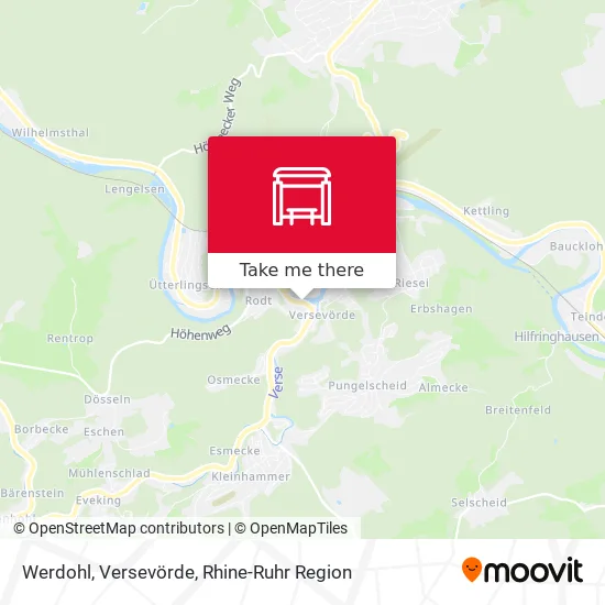 Карта Werdohl, Versevörde