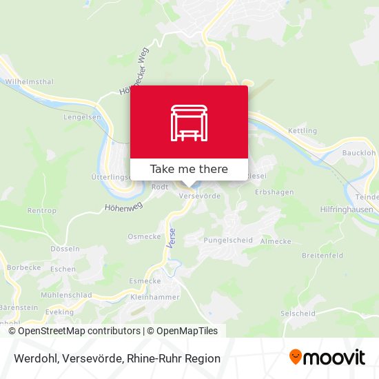 Werdohl, Versevörde map