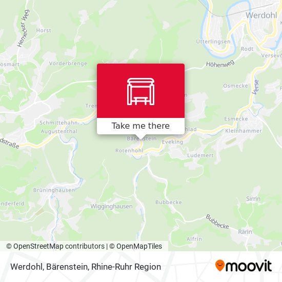 Werdohl, Bärenstein map