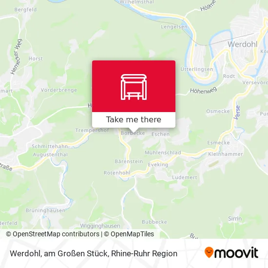 Карта Werdohl, am Großen Stück