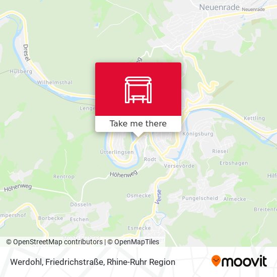 Werdohl, Friedrichstraße map