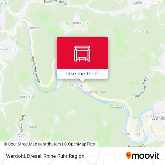 Карта Werdohl, Dresel