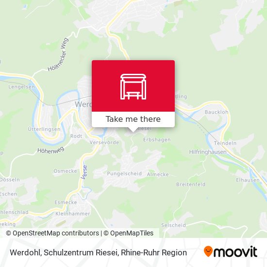 Werdohl, Schulzentrum Riesei map