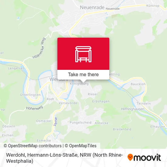 Werdohl, Hermann-Löns-Straße map