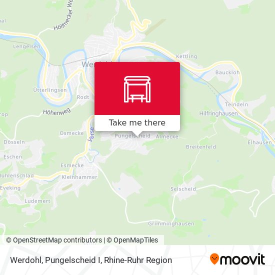 Карта Werdohl, Pungelscheid I