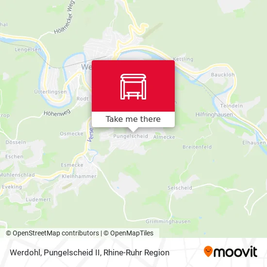 Карта Werdohl, Pungelscheid II