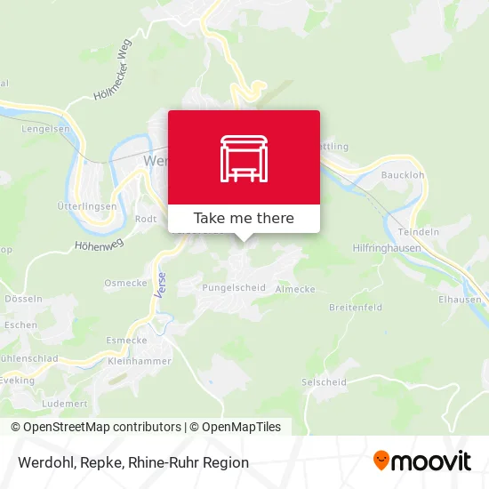 Карта Werdohl, Repke