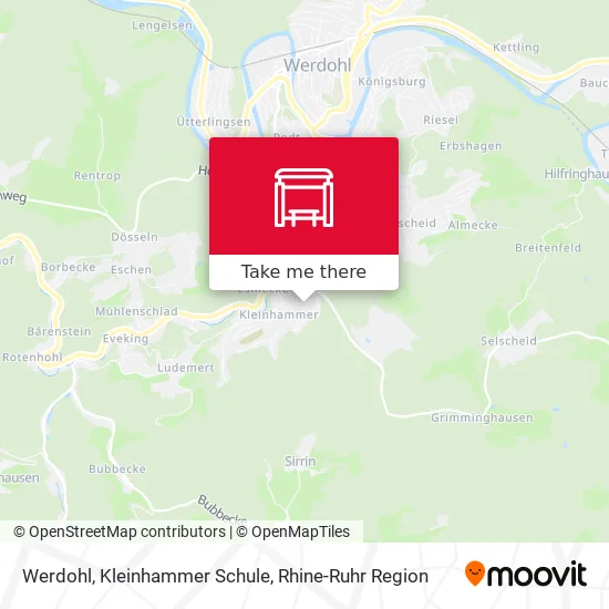 Карта Werdohl, Kleinhammer Schule