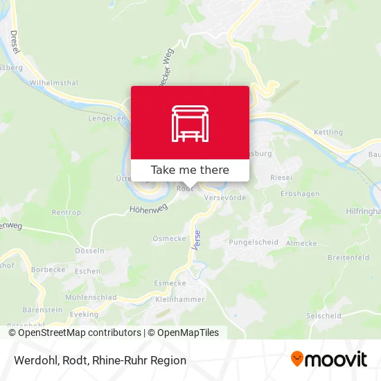 Карта Werdohl, Rodt