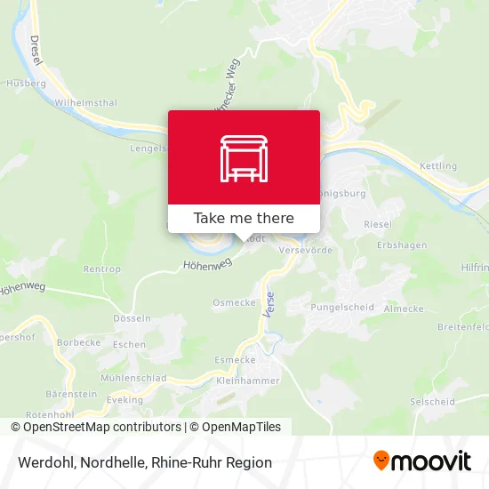 Карта Werdohl, Nordhelle