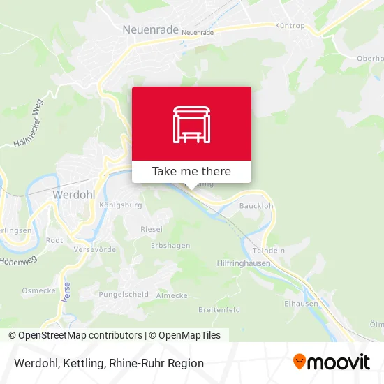 Карта Werdohl, Kettling