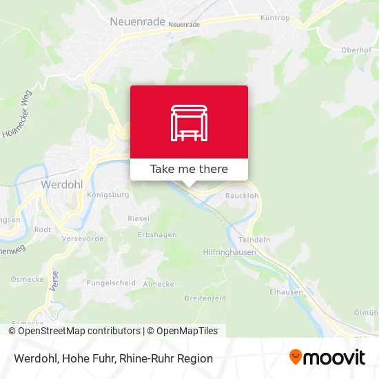 Карта Werdohl, Hohe Fuhr