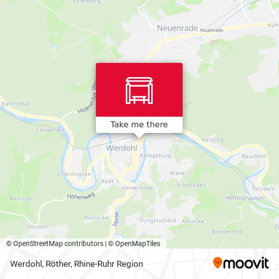 Карта Werdohl, Röther