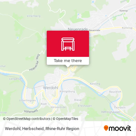 Карта Werdohl, Herbscheid