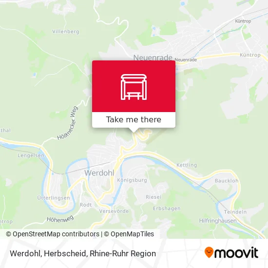Карта Werdohl, Herbscheid