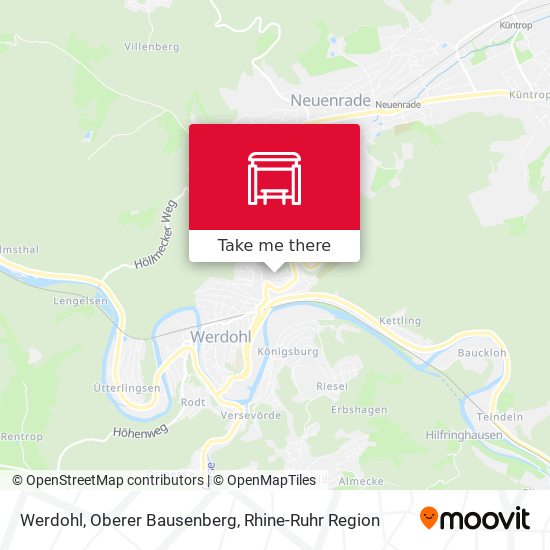 Werdohl, Oberer Bausenberg map