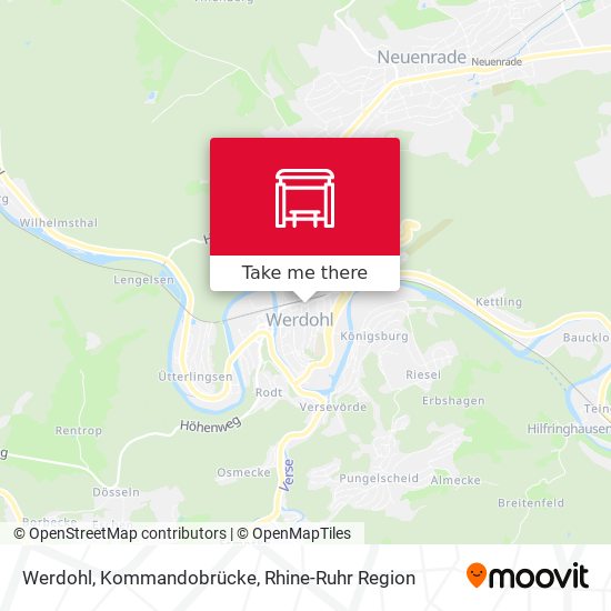 Werdohl, Kommandobrücke map