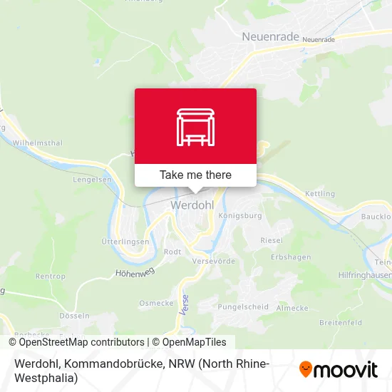 Werdohl, Kommandobrücke map