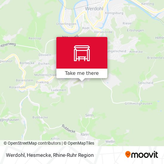 Карта Werdohl, Hesmecke