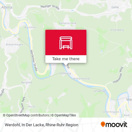 Карта Werdohl, In Der Lacke