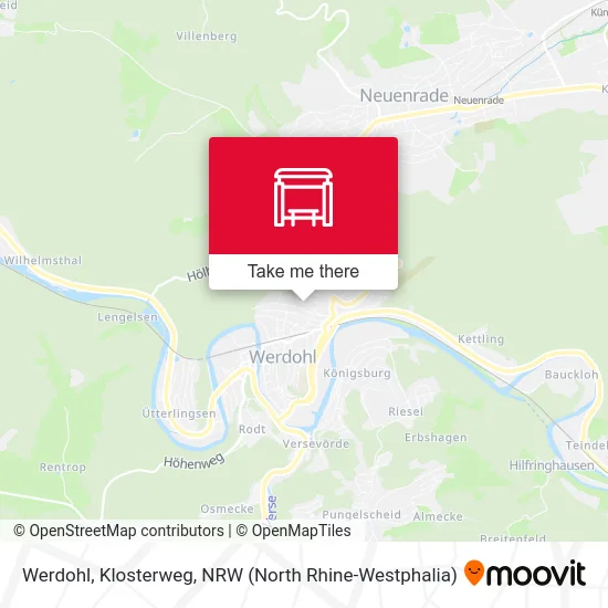 Werdohl, Klosterweg map