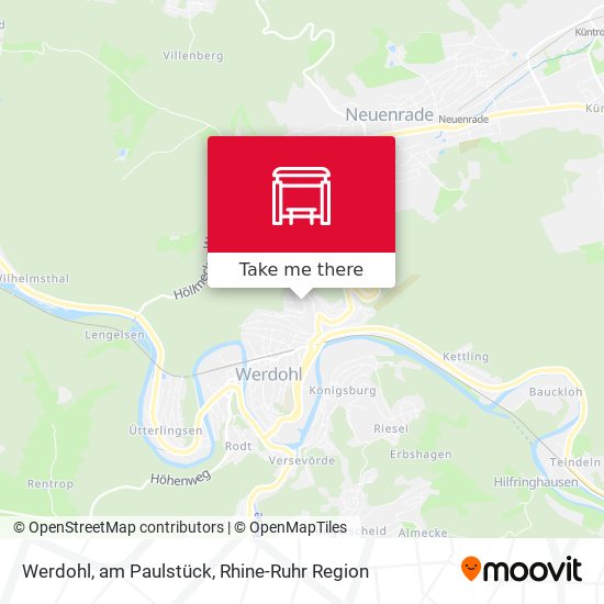 Карта Werdohl, am Paulstück