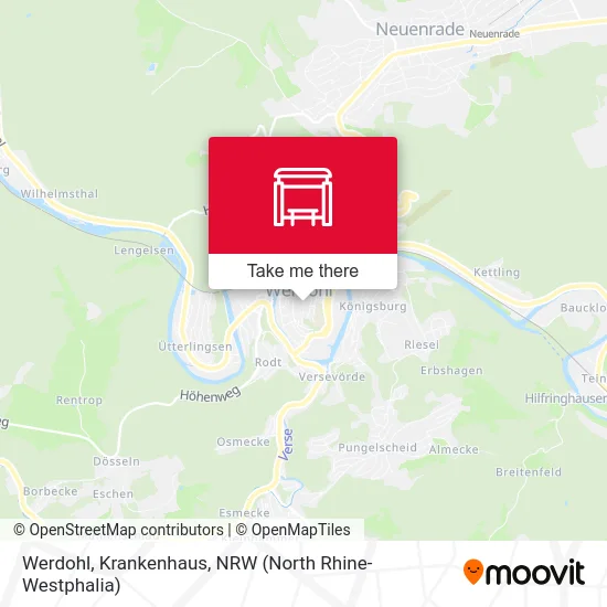 Werdohl, Krankenhaus map