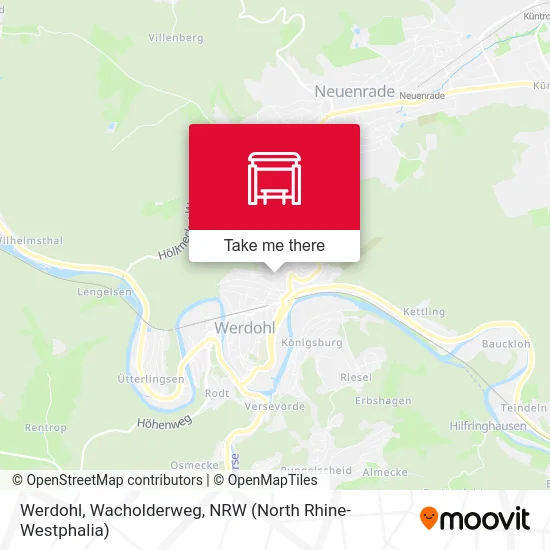 Werdohl, Wacholderweg map