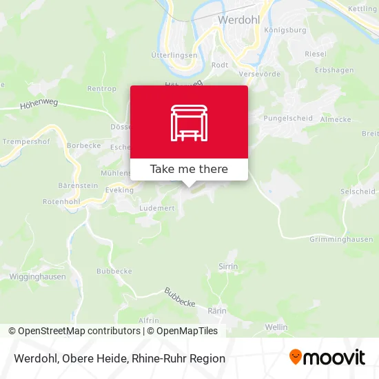 Карта Werdohl, Obere Heide