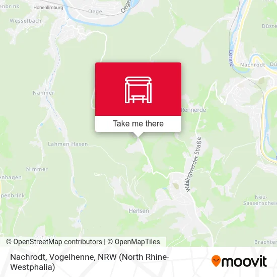 Nachrodt, Vogelhenne map