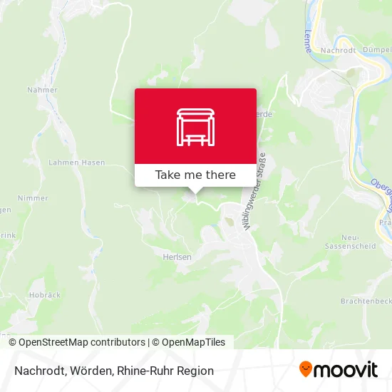 Карта Nachrodt, Wörden