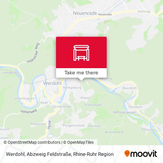 Werdohl, Abzweig Feldstraße map