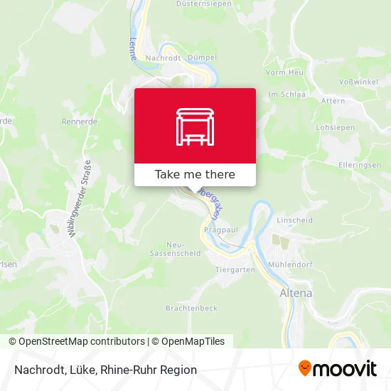 Карта Nachrodt, Lüke
