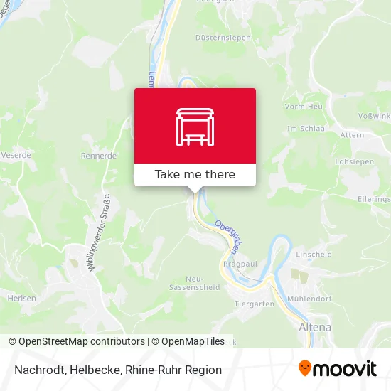 Карта Nachrodt, Helbecke