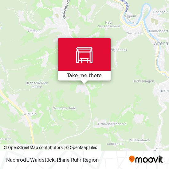 Nachrodt, Waldstück map