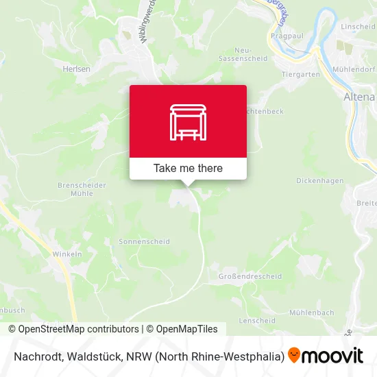 Nachrodt, Waldstück map