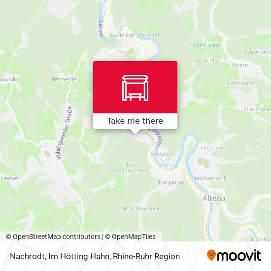 Карта Nachrodt, Im Hötting Hahn