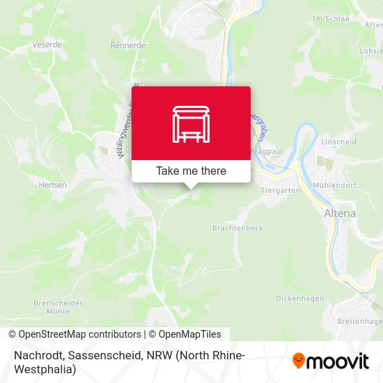 Nachrodt, Sassenscheid map