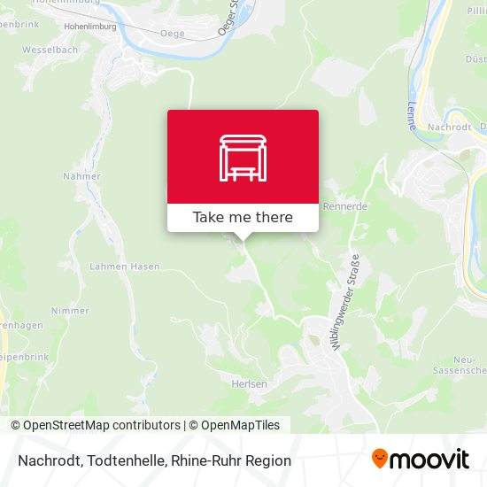 Nachrodt, Todtenhelle map