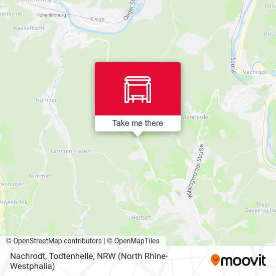 Nachrodt, Todtenhelle map